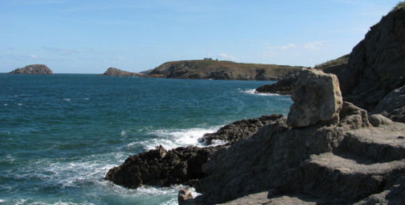 The coast of Brittany near Saint Malo. GLK.