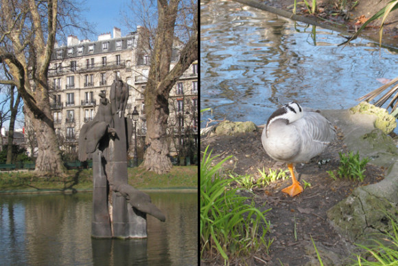 Birds in the Square des Batignolles. GLK