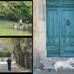 Congénies, Languedoc, France: Peace, Friends, and Dog