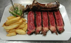 Côte de boeuf, Boucherie Roulière.