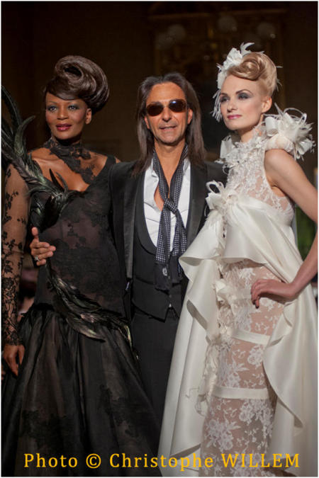 Rebecca Ayoko (Odile), Jean Doucet and Irina Kolesnikova (Odette). Photo Christophe Willem.