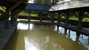 The old 'lavoir' of Becherel.