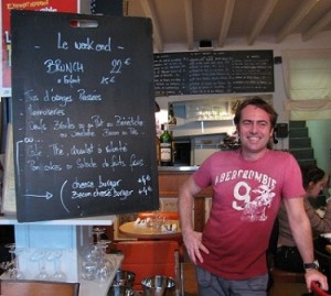 Ludovic Janssens, owner of Le Petit Parisien.