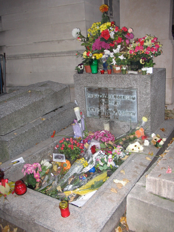 Jim Morrison's grave at Pere Lachaise Cemetery Paris Photo GLK