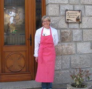 Simone Gascuel, owner-chef at Le Moulin des Templiers, Jabrun - GLK