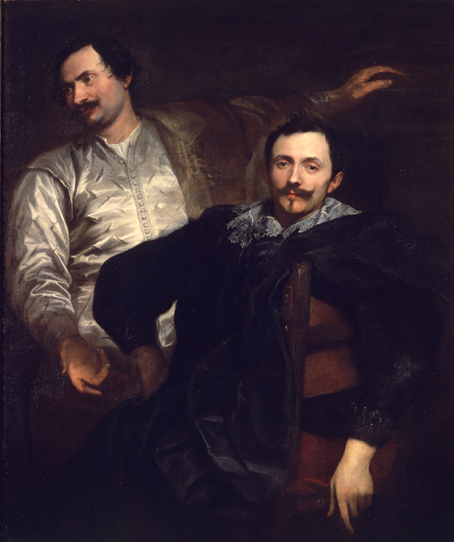 Lucas and Cornelis de Wael, 1627, Antoon Van Dyck. Pinacoteca Capitolina, Rome.