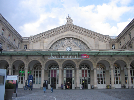 East entrance to Gare de l'Est. Photo GLK