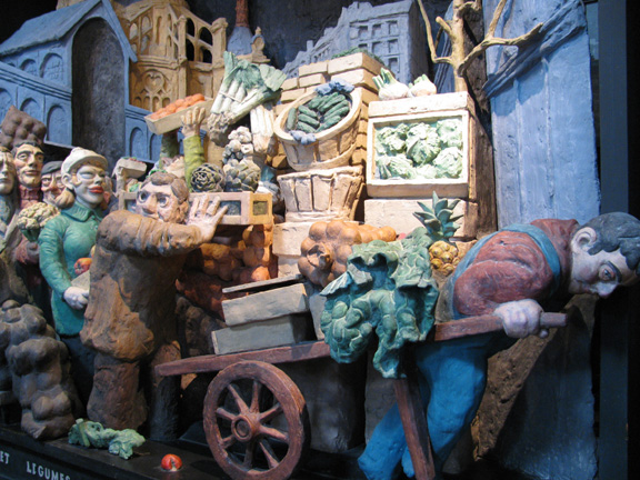 Detail of The Departure of Fruits and Vegetables from the Heart of Paris.