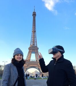 Paris virtual reality tour of the Eiffel Tower with Viality Tour.