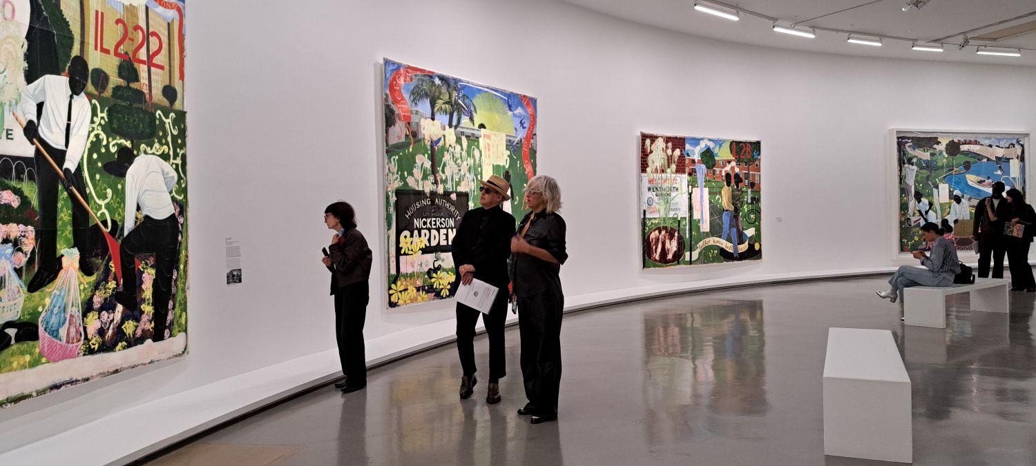 Kerry James Marshall at the Museum of Modern Art of Paris. Photo GLK.