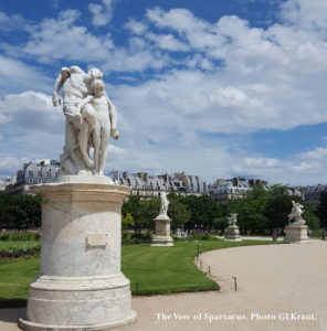 The Vow of Spartacus in the Tuileries Garden, Paris (c) GLKraut