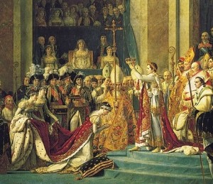 The Coronation of Napoleon by David.