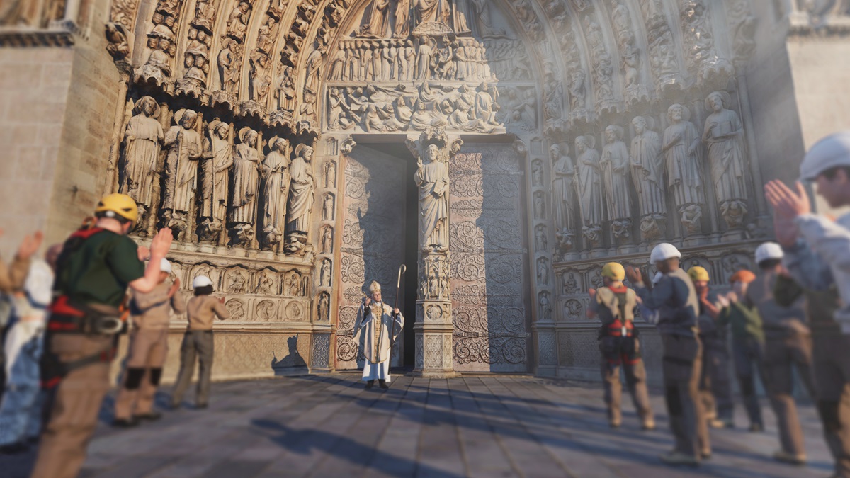 Paris virtual reality tour, extract of Eternal Notre-Dame © Orange/Emissive/Amaclio Productions