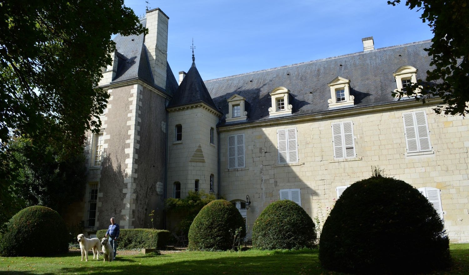Pierre, Ramsès and Aramis Destilly at Chateau de Détilly