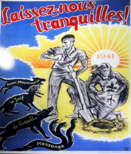 Vichy France propaganda poster, CHRD