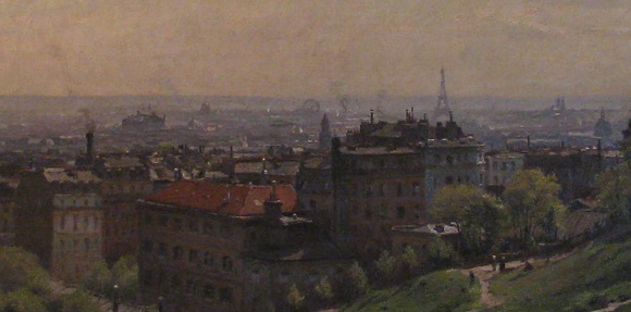 View from Montmartre, late 19th century. Musée de Montmartre.