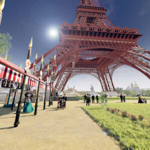 Paris virtual reality tour of the Eiffel Tower with Viality Tour. (c) Viality Tour