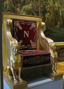 Napoleon's throne.